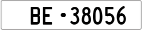 Truck License Plate